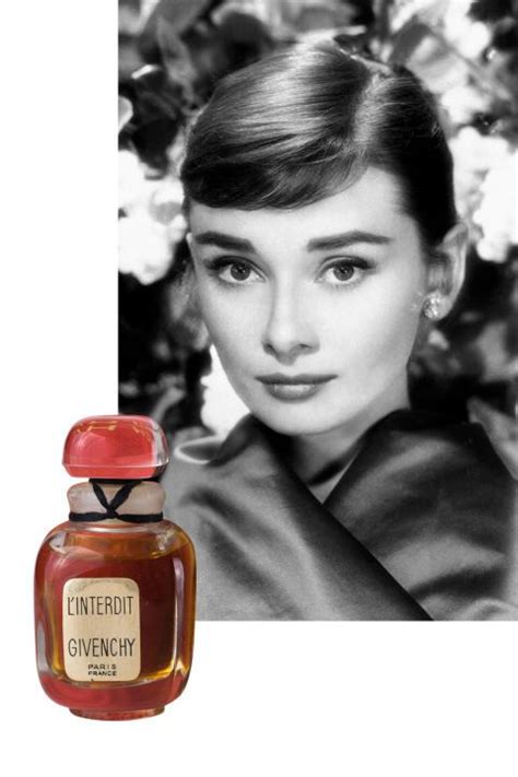 audrey hepburn givenchy perfime 1950s|Givenchy fragrance.